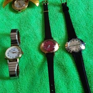 Ladies Water Resistant Timex and Jufrex Cicada Watch. "(SET)"